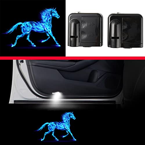 Blue Running Horse