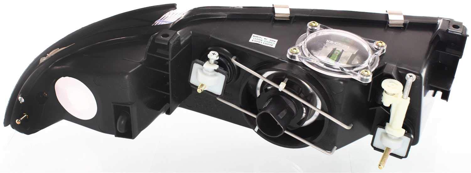 Dodge Stratus 1995-2000 Replacement Headlight Assembly - Driver & Passenger Side Halogen Headlamp with Bulbs, Fits Chrysler Cirrus, Improved Beam Pattern (Replaces #4630873AB, 4630872AB) - Perfect for Night Driving & Vehicle Restoration Projects