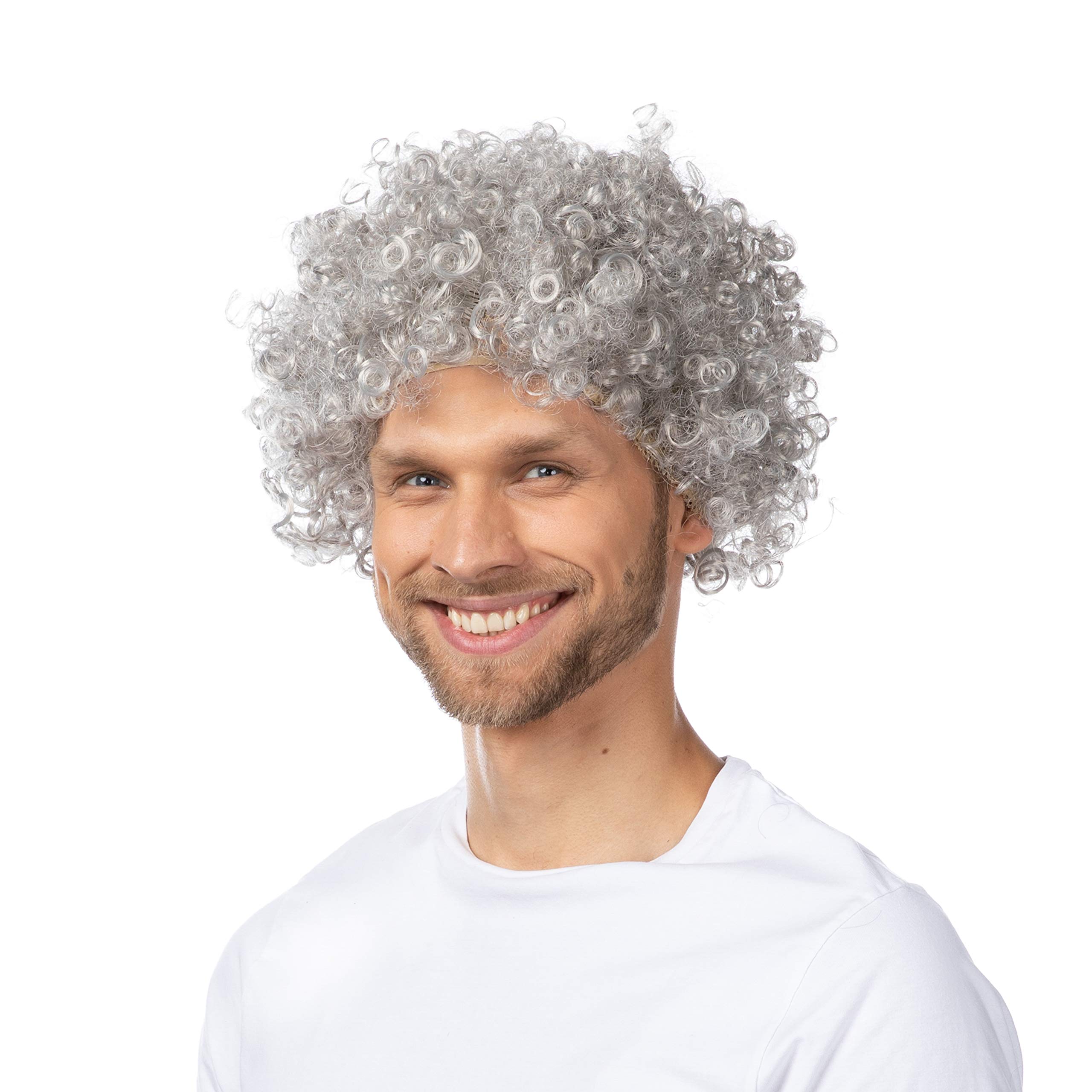Unisex Afro Disco Wig - Funky & Crazy Costume Accessory for Halloween, Cosplay, and Themed Parties | Perfect for Fancy Dress, Dance Performances, and 70s Retro Events