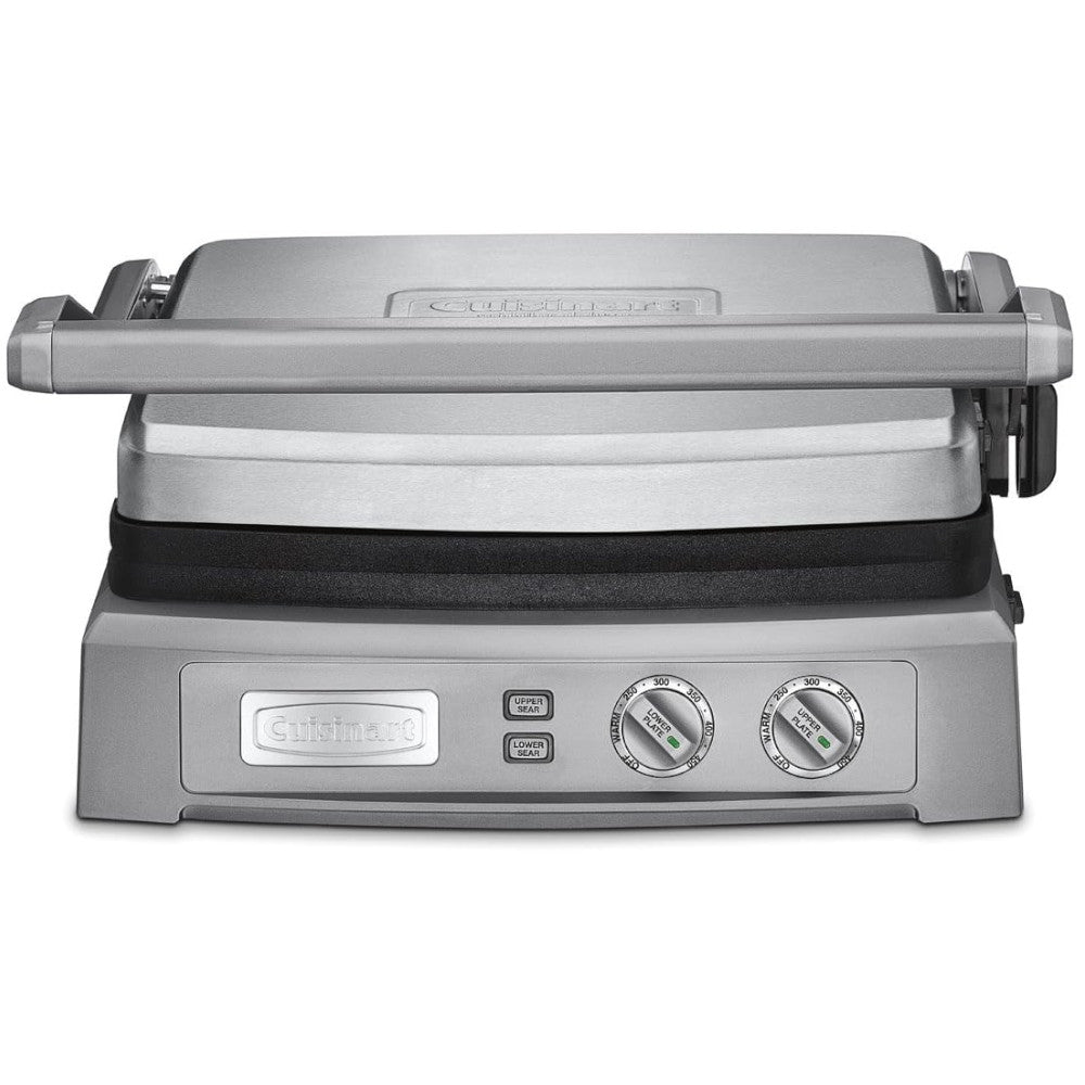 Cuisinart GR150C Griddler Deluxe - 5-in-1 Electric Indoor Grill, Panini Press & Griddle - Perfect for Sandwiches, Burgers & Breakfast Cooking at Home