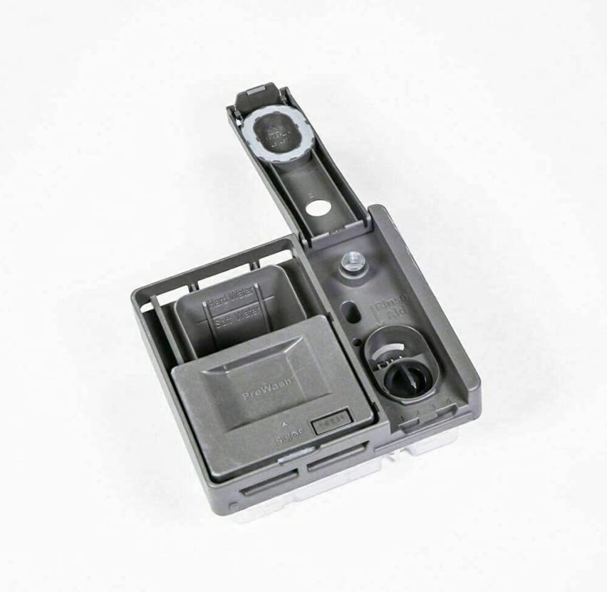 KitchenAid Dishwasher Detergent Dispenser Replacement - Compatible with KDTE334GPS0, KDTE554CSS3, KDTE554CSS4, KDTM354DSS4, KDTM354DSS5, KDTM354EBS1, KDTM354EBS2, KDTM354EBS3, KDTM354ESS1, KDTM354ESS2, KDTM354ESS3 Models - Perfect for Easy Dishwashing & Detergent Storage