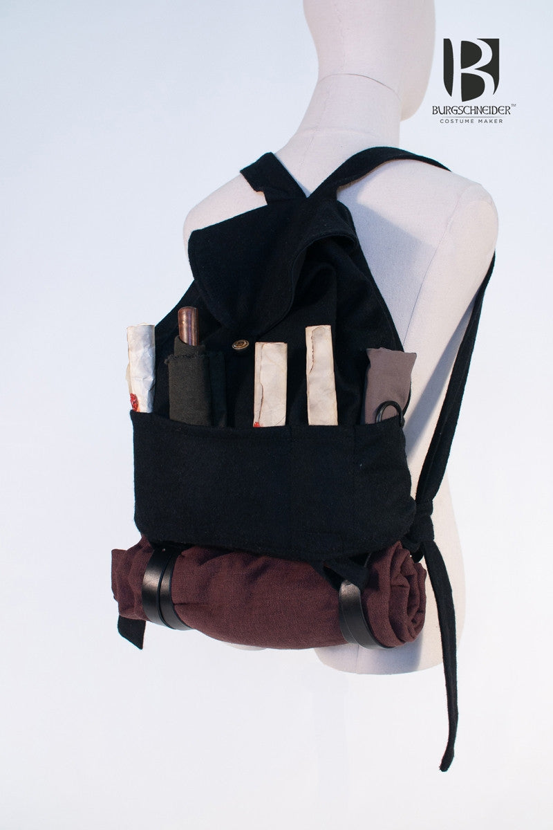 Premium Robin Black Backpack - Durable & Stylish for School, Travel & Outdoor Adventures