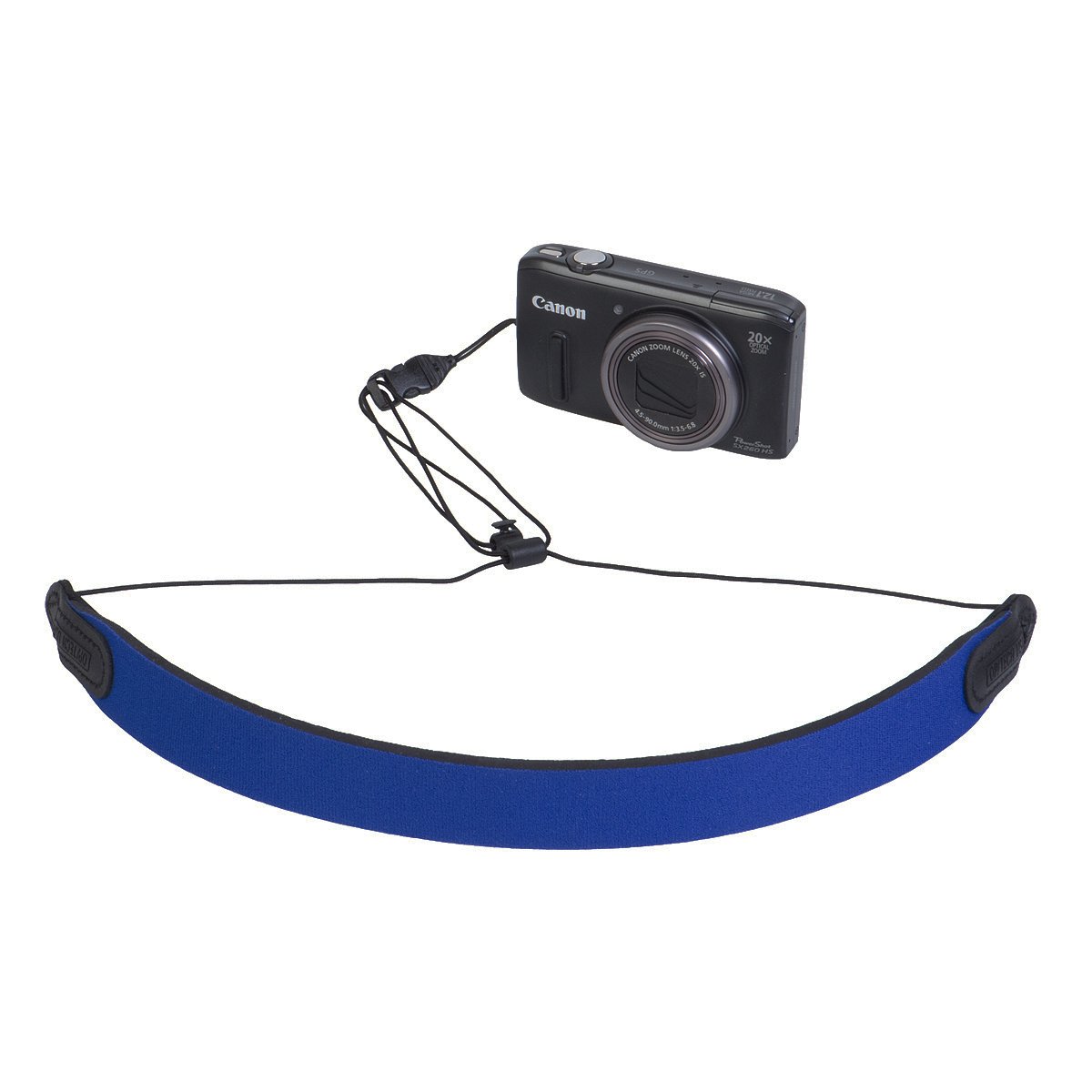 OP/TECH USA Mini Loop Strap - Quick Disconnect Camera Strap (Royal Blue) for DSLR & Mirrorless Cameras - Secure & Comfortable Neck Strap for Photography & Travel