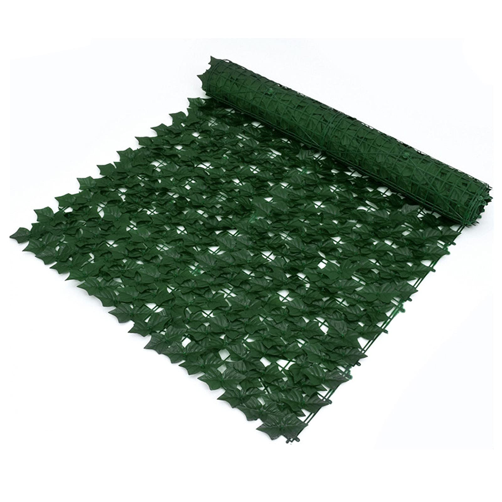 UV Protected Garden Privacy Screen Roll - 1x6m Artificial Ivy Leaves Fence for Outdoor Landscaping, Balcony & Patio Decoration | Weather-Resistant Privacy Hedge for Backyard, Deck & Poolside