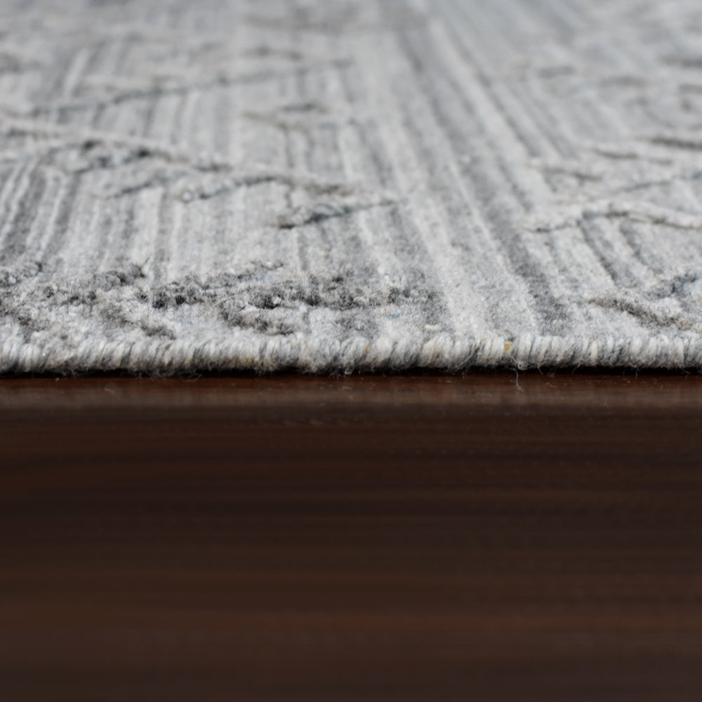 Handwoven Quilted Rug - Soft & Durable Bohemian Style Area Rug for Living Room, Bedroom, or Nursery Decor