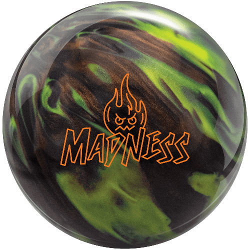 Columbia 300 Madness Bowling Ball - Yellow, Black & Bronze Colors | High Performance Reactive Resin for Strikes & Spares | Perfect for League Play & Tournament Bowling