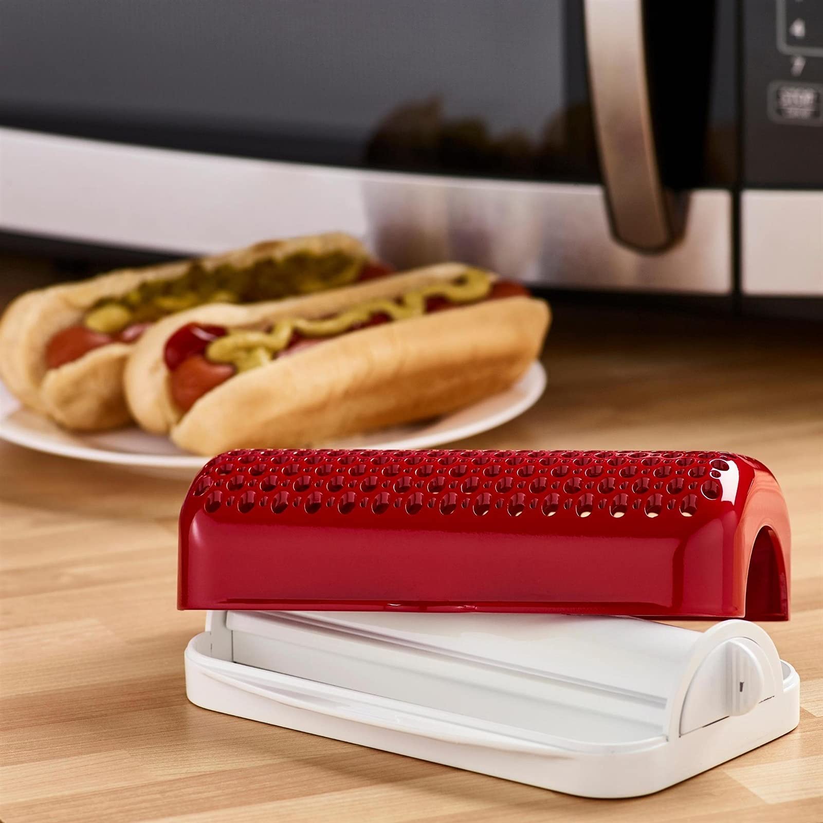 Best Microwave Hot Dog Maker - Fast & Easy Sausage Cooker for Kitchen - Perfect for Quick Lunches, Camping & Game Day Snacks