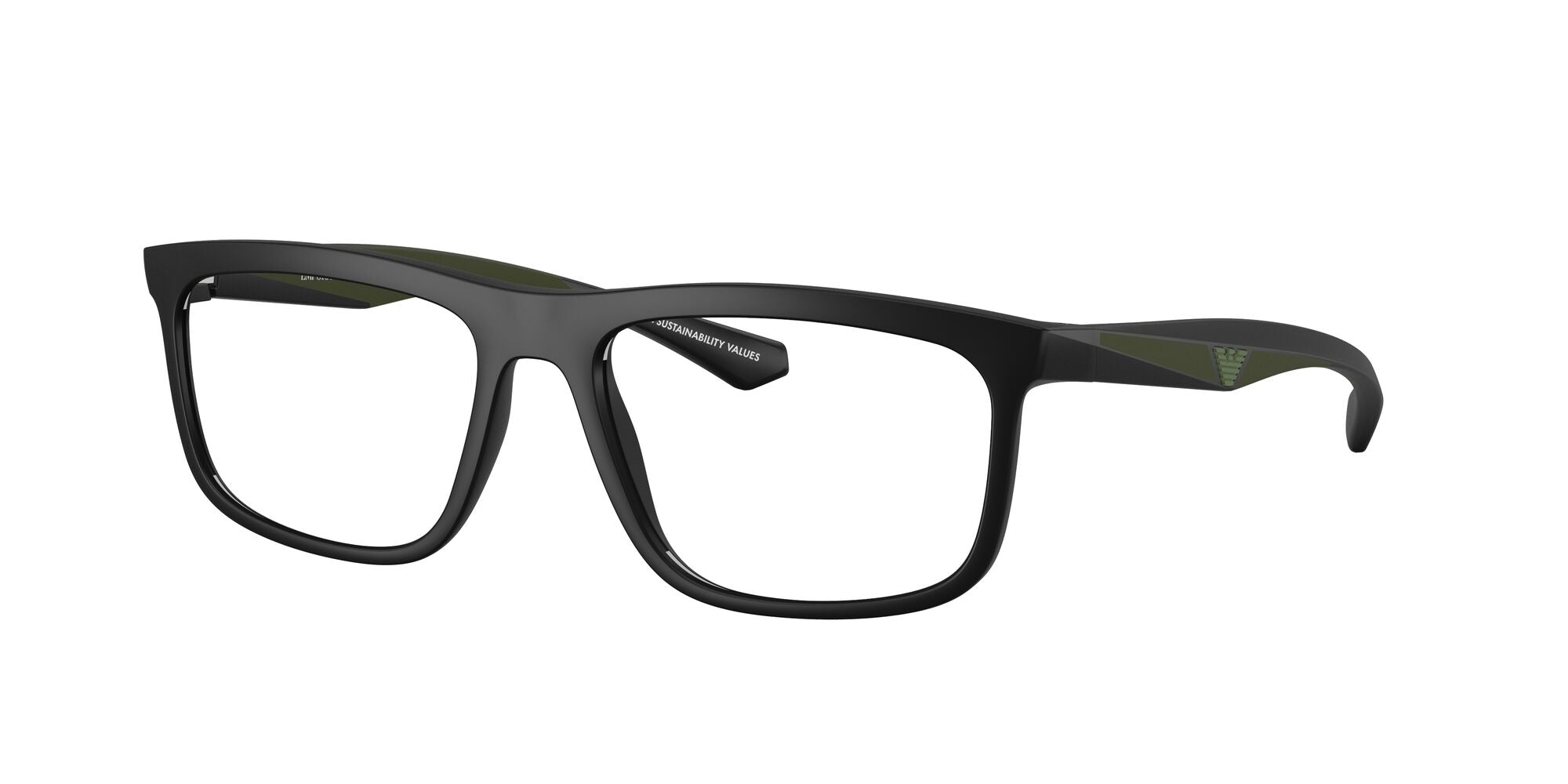 EMPORIO ARMANI 0EA3246 5001 5517 Stylish Eyeglass Frames for Men & Women - Perfect for Reading, Work & Fashion Accessories