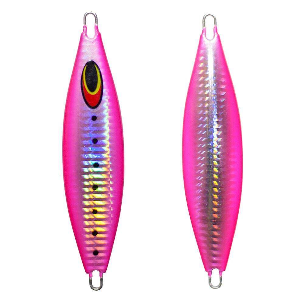 Nomad Design The Buffalo Slow Pitch Jig - Full Glow Pink, 320g/11oz Saltwater Fishing Lure for Deep Sea & Night Fishing