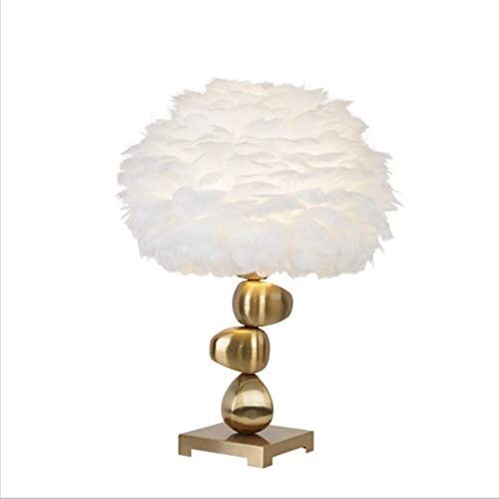 Feather Desk Lamp - Elegant Iron Feather Lighting for Bedroom, Living Room & Dining Room | Perfect for Reading, Working & Home Decor