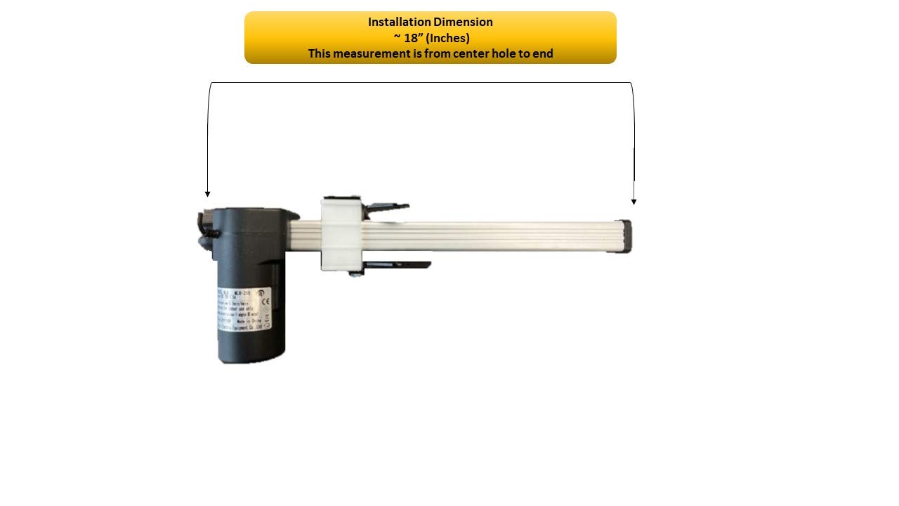 Mulin ML8-255 Power Recliner Motor Replacement with Cord - Linear Actuator for Sofa Lift Chairs, Massage Seats & Adjustable Beds - Perfect for Home Theater Seating, Living Room Furniture & Bedroom Relaxation