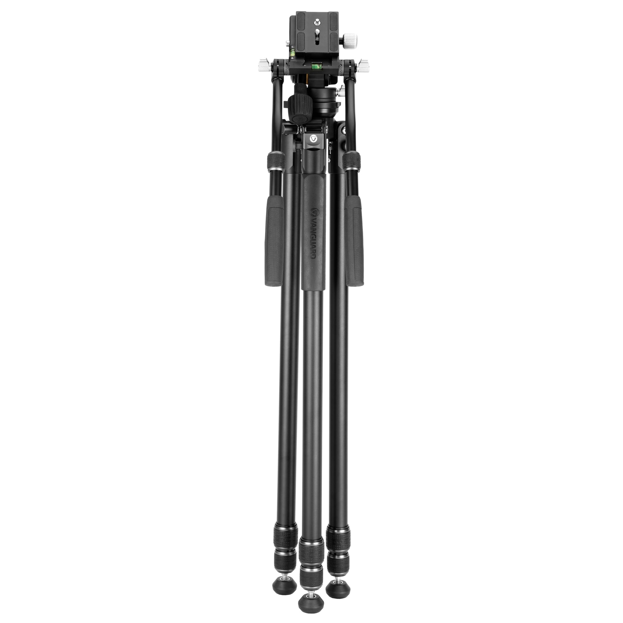 Alta Pro 3VL 303AV18 Professional Aluminum Tripod with Fluid Pan Head for DSLR Cameras - Perfect for Video Shooting, Photography & Live Streaming