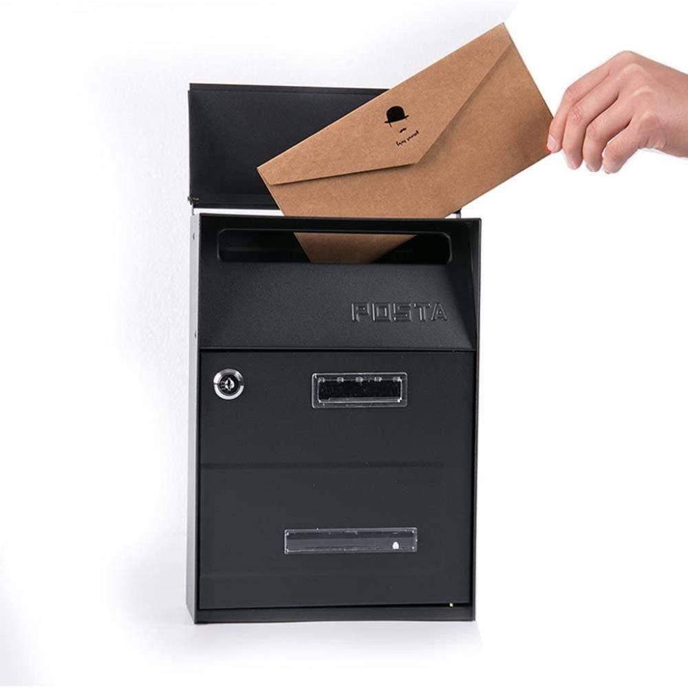 Waterproof Outdoor Mailbox with Lock - Creative Wall-Mounted Suggestion & Complaint Letter Box for Home, Office, and Public Spaces