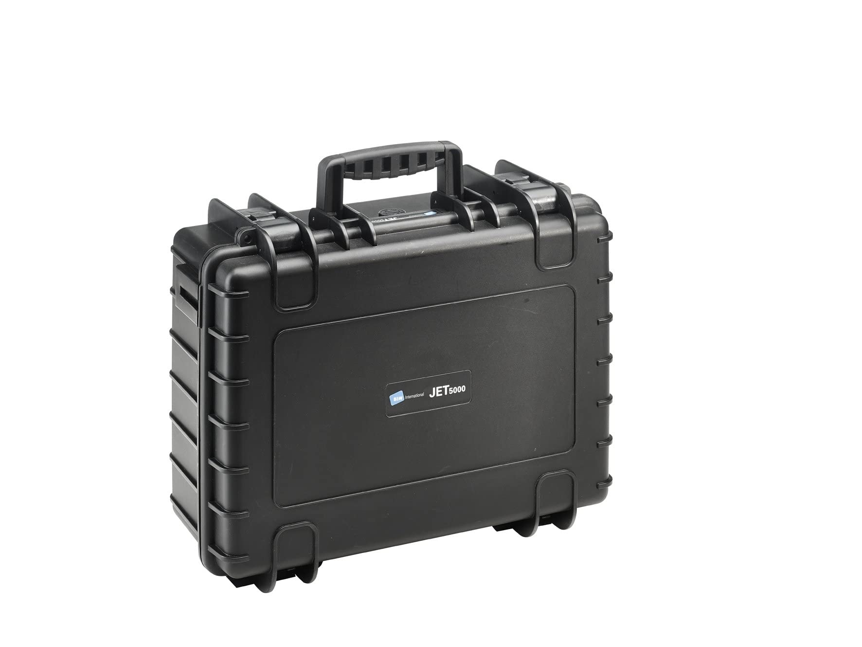 Jet 5000 Heavy Duty Outdoor Tool Case with 5 Pocket Tool Boards - Durable Black Storage Organizer for Camping, Hiking, DIY Projects and Home Improvement Tools