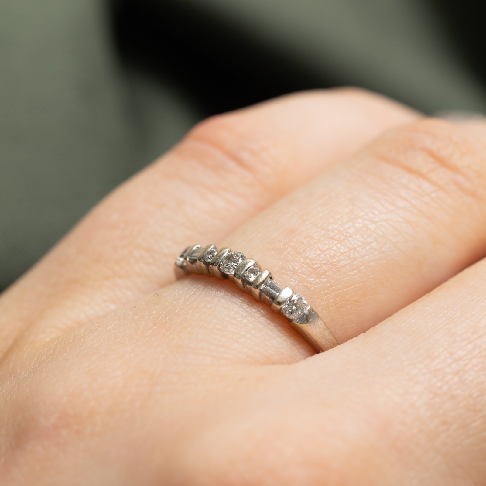 0.21ctw Multi-Cut Diamond Wedding Band Ring - Size 6 | Elegant Stackable Ring for Bridal Sets, Anniversary Gifts & Everyday Luxury Jewelry
