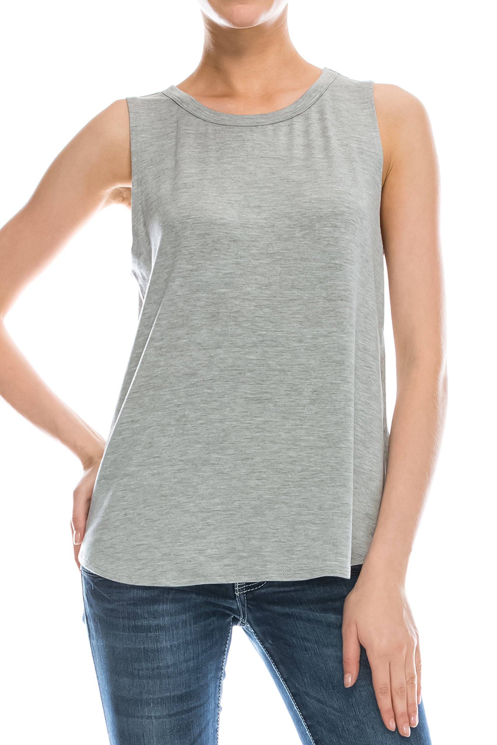 EttelLut Women's Loose Fit Flowy Tank Tops - Breathable Workout Tops for Yoga, Running, Gym & Lounge Wear - Perfect for Summer, Travel & Casual Outfits
