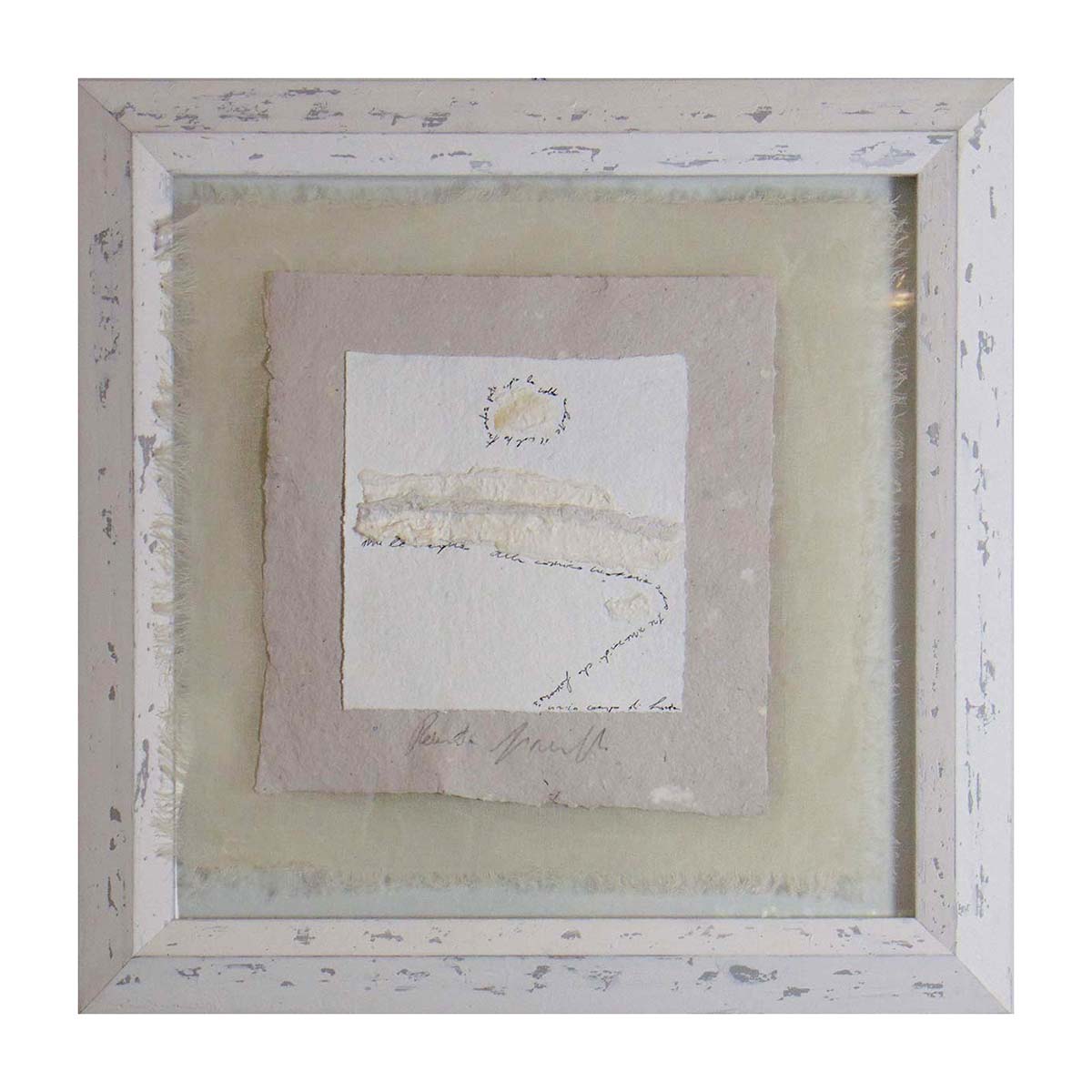 Earth's Tale 4 Bas Relief Painting - Handcrafted Wall Art Decor for Home & Office - Perfect for Living Room, Bedroom, or Gallery Display