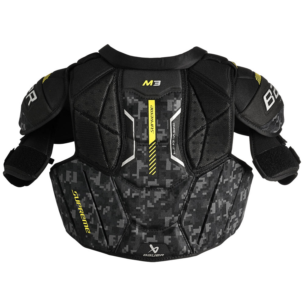 Bauer Supreme M3 Senior Ice Hockey Shoulder Pads - Protective Gear for Hockey Players - Perfect for Games, Practice & Training Sessions