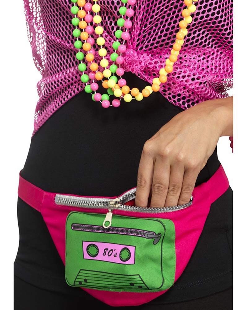 Retro 80s Vintage Bumbag Waist Pack - Fashionable Crossbody Fanny Pack for Men & Women - Perfect for Travel, Concerts, and Outdoor Adventures