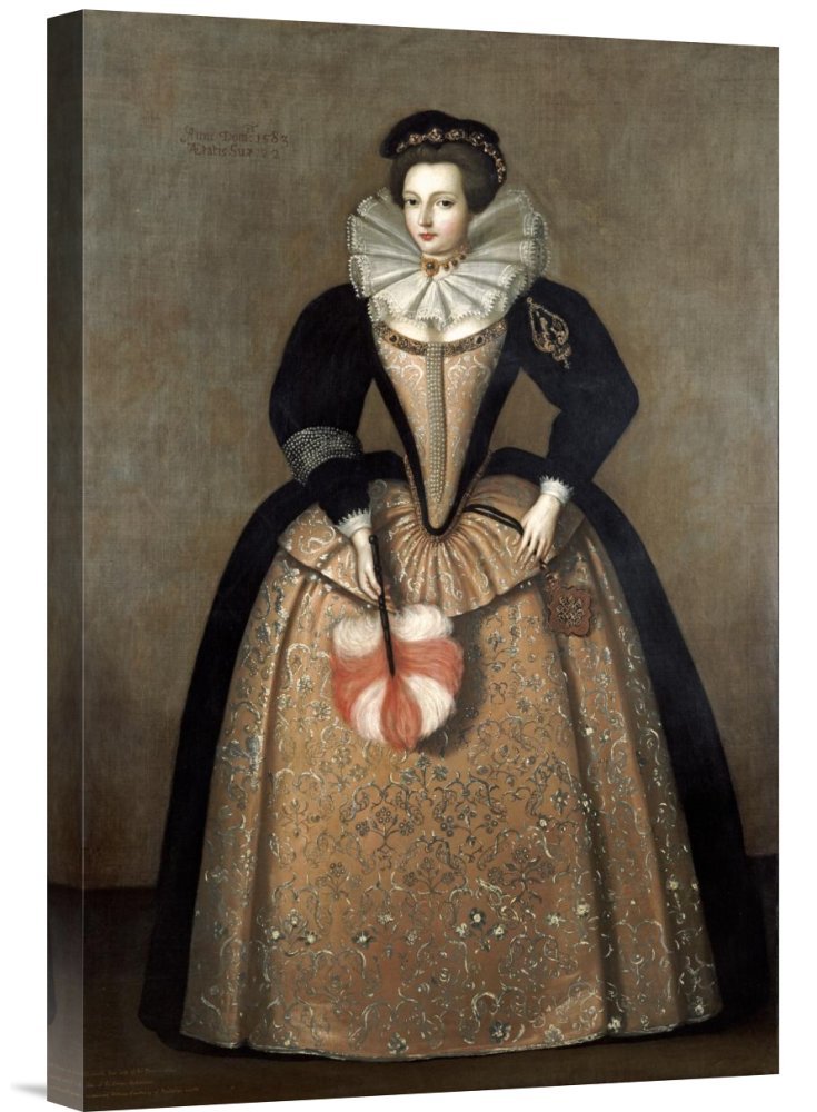 Elizabeth Sydenham Lady Drake English School Gallery Wrap Canvas Wall Art Print | Premium Giclee Reproduction | Perfect for Living Room, Bedroom & Office Decor