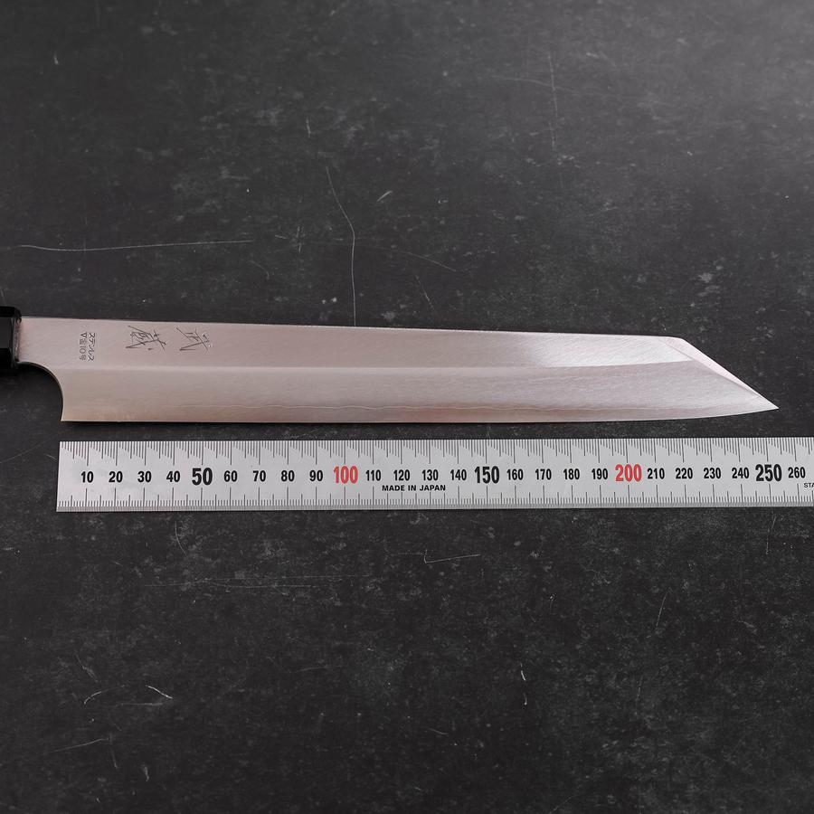 Premium Yanagi Kiritsuke Knife 250mm - VG-10 Stainless Steel Blade with Buffalo Ebony Handle - Perfect for Sushi, Sashimi & Japanese Cuisine Preparation