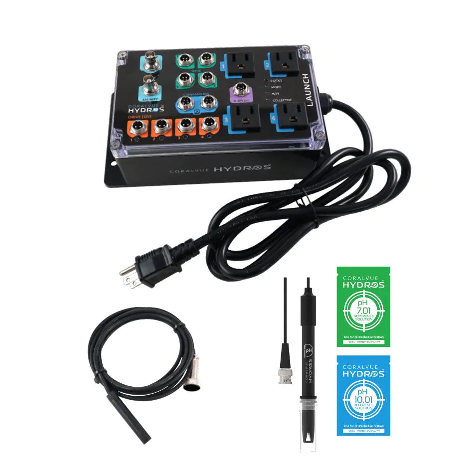 Hydros Launch Aquarium Controller - Smart Water Monitoring System for Fish Tanks & Reef Aquariums | Perfect for Home, Office & Aquatic Hobbyists