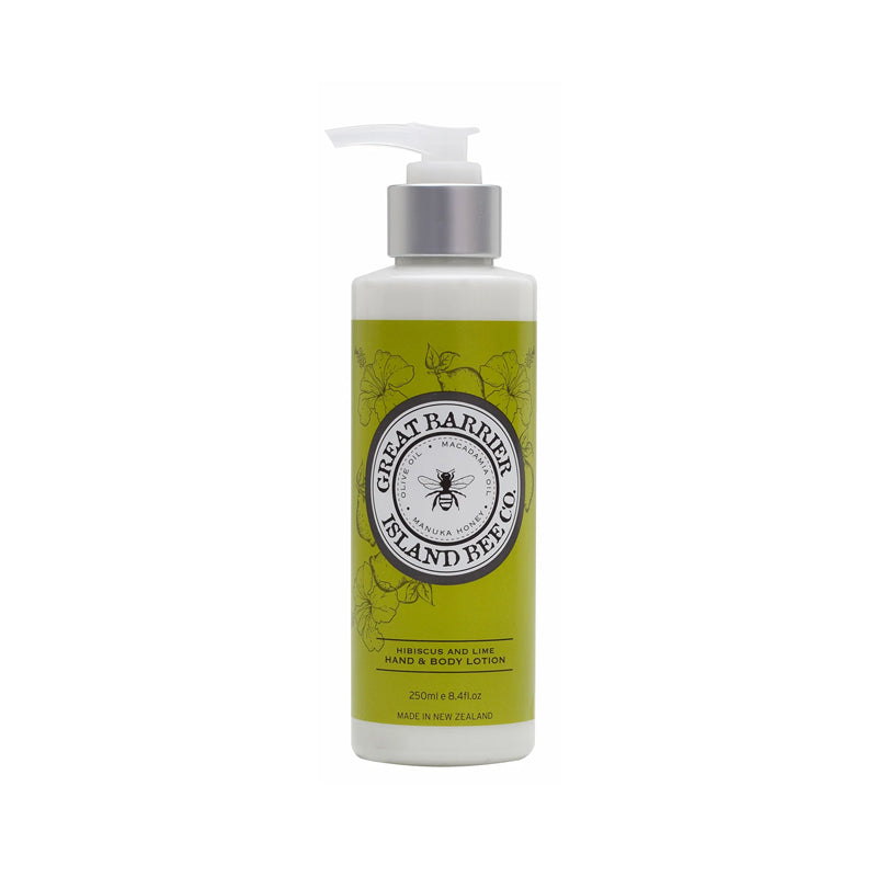 Hibiscus & Lime Hand and Body Lotion - 8.5oz Moisturizing Cream for Dry Skin - Natural Hydration with Vitamin E - Perfect for Daily Use, Travel & Gift Giving
