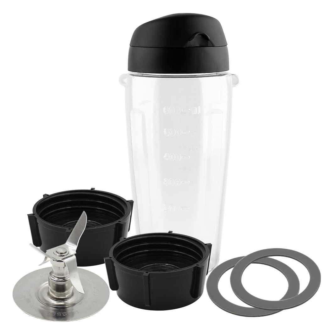 Oster Blender Replacement Cups with Blade & Lid for Smoothies