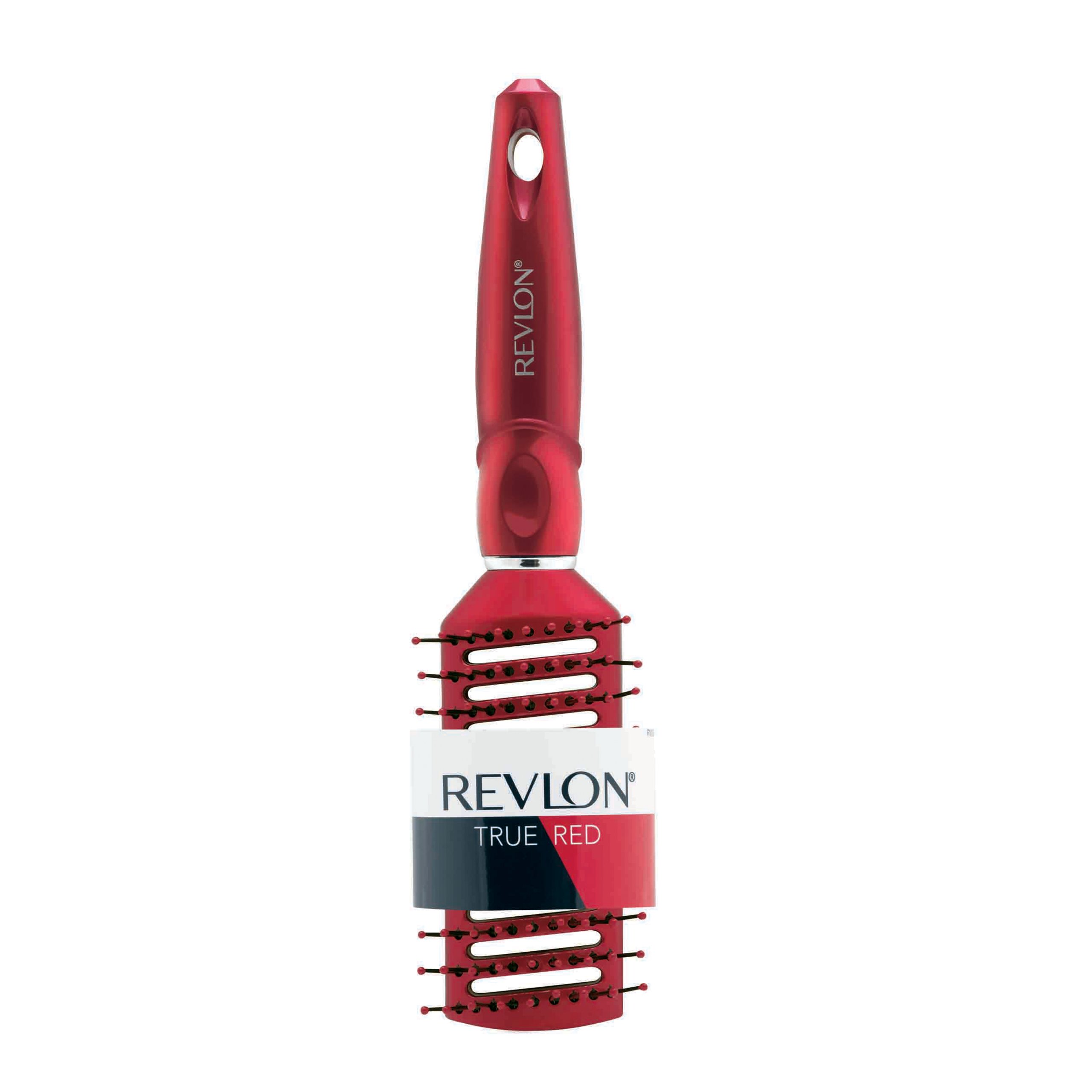 Revlon True Red Vent Brush for Hair Styling & Detangling - 1 Count - Perfect for Salon, Home Use & Travel