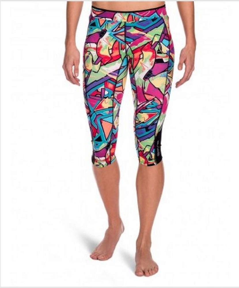 Skins A200 Women's Compression Capri Tights - High Performance Workout Leggings for Running, Yoga & Gym - Moisture Wicking & Breathable Activewear