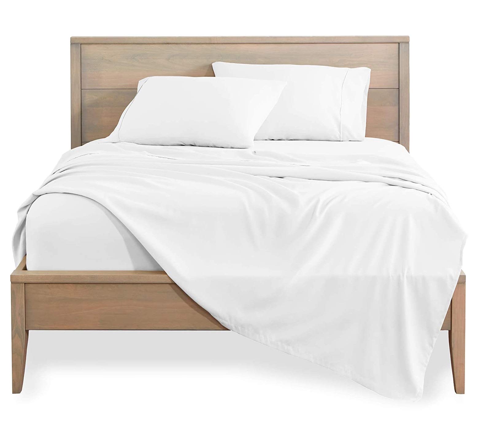 1000 Thread Count Luxury King Size Sheet Set - 4 Piece Soft Breathable Bedding with Deep Pocket (Fits up to 10