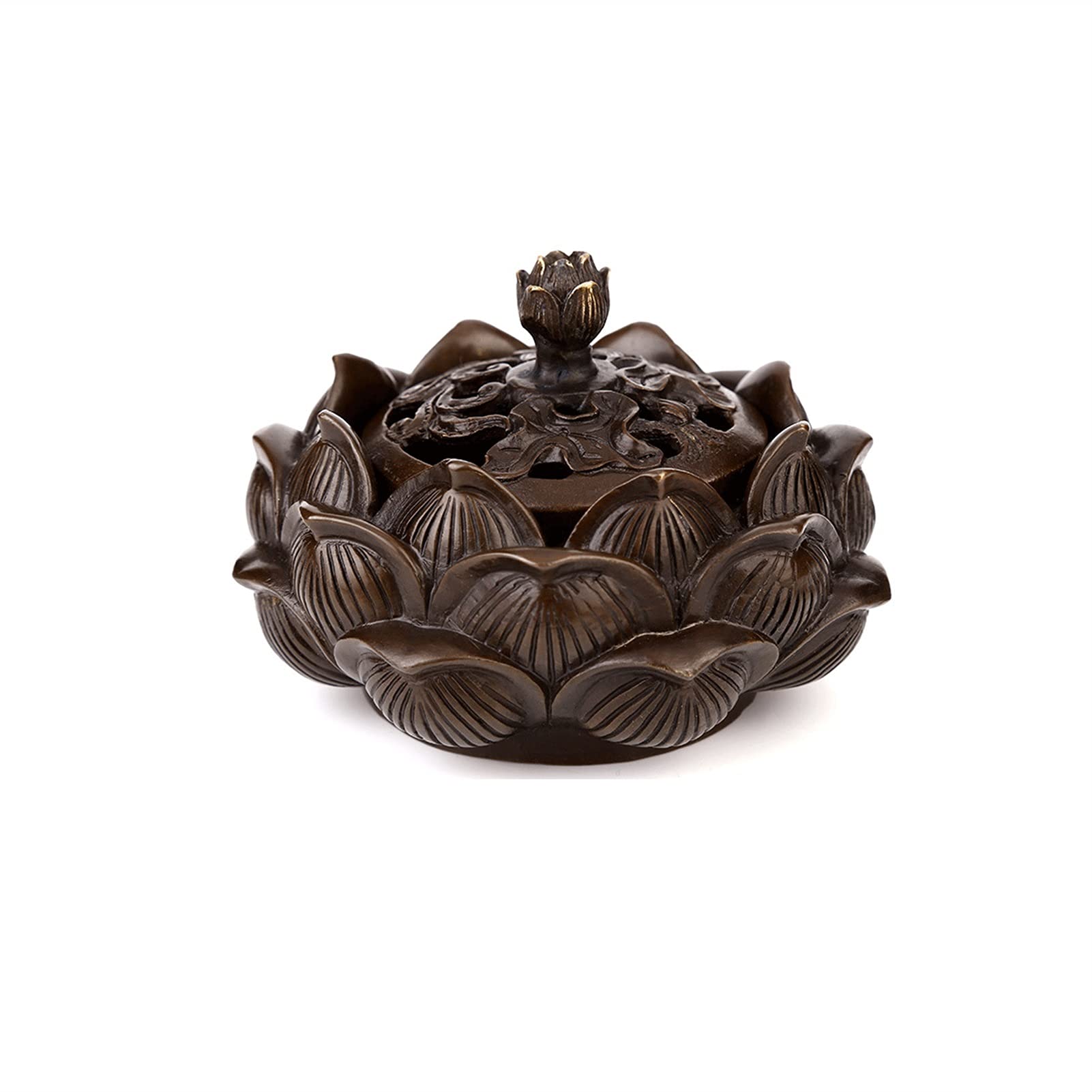 Backflow Incense Holder Waterfall Incense Burner - Premium Brass Aromatherapy Diffuser for Zen Meditation, Home Fragrance & Relaxation | Perfect for Yoga Rooms, Bedroom Decor and Stress Relief