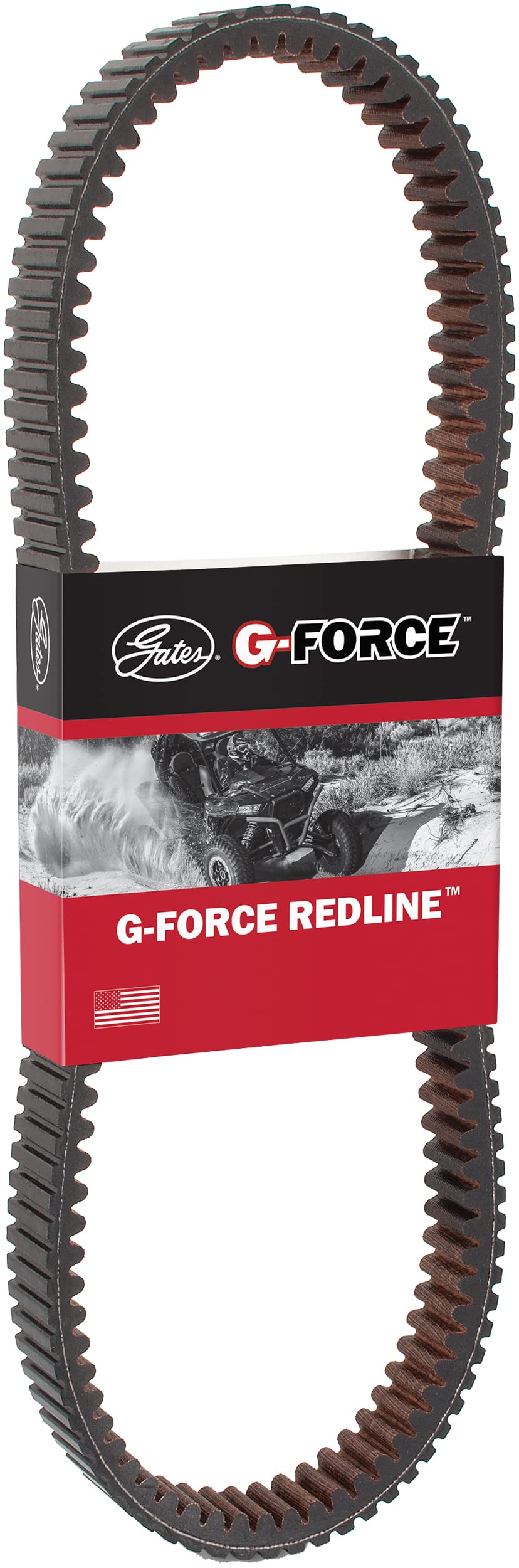 Gates 49R4266 G-Force RedLine CVT Belt - High Performance Continuously Variable Transmission Belt for ATVs, UTVs & Snowmobiles | Durable Replacement Part for Off-Road Adventures & Extreme Conditions