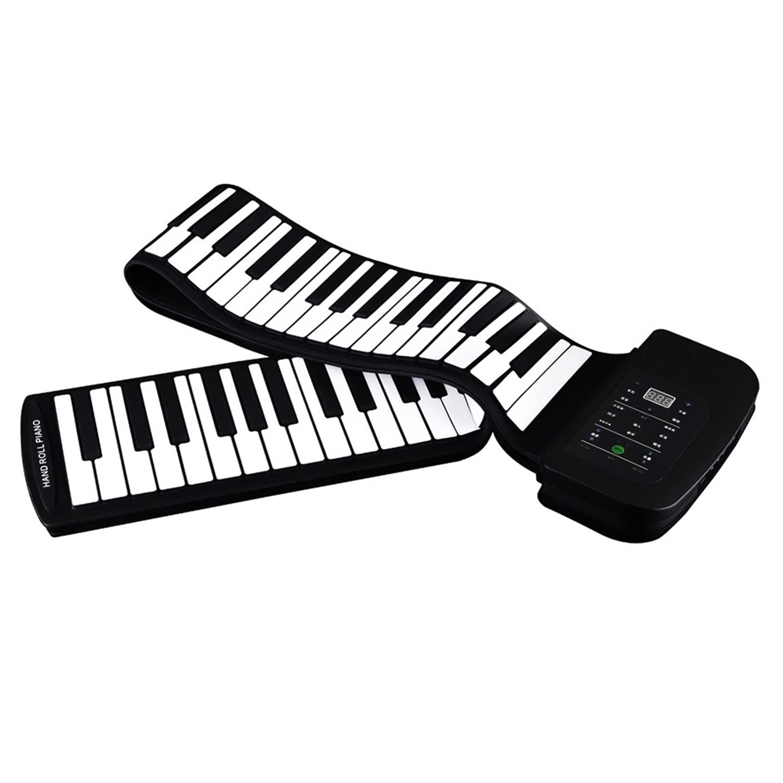 CHUANGRUN 88-Key Roll Up Piano - Portable & Foldable Silicone Keyboard with Battery & Sustain Pedal - Perfect for Beginners, Travel, Home Practice & Music Learning