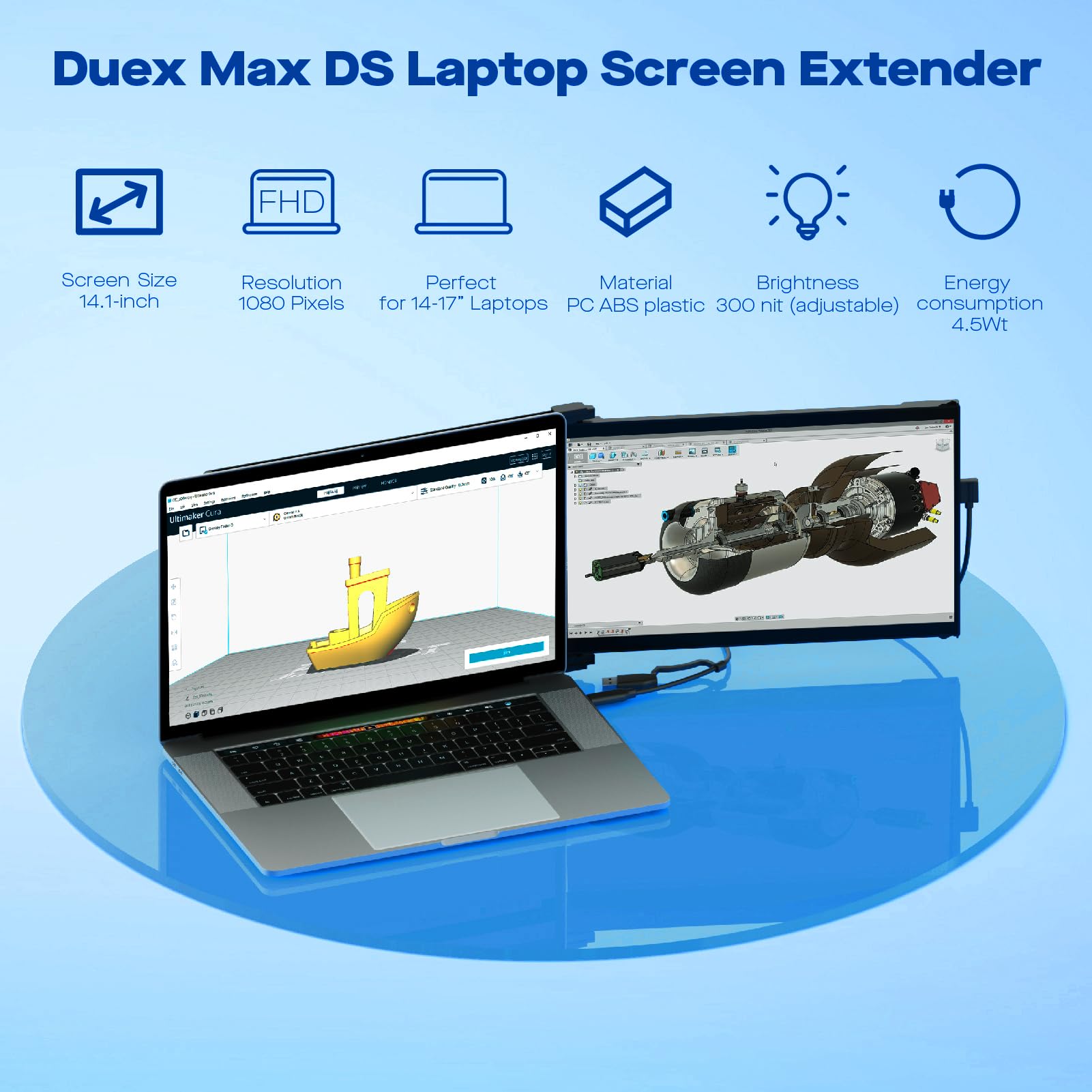 New Mobile Pixels Duex Max DS 14.1