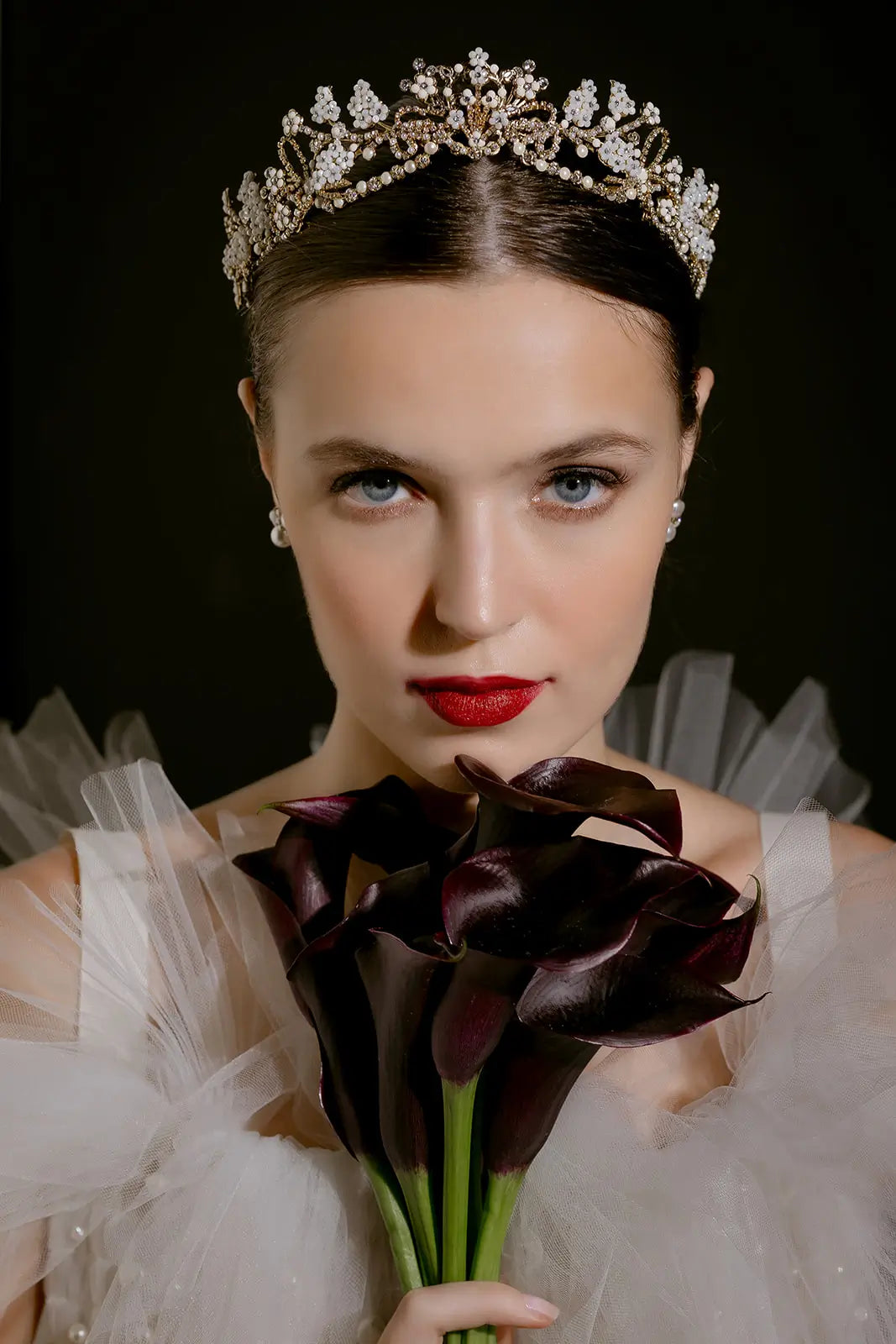 Maeve Crown - Elegant Floral Headpiece for Women | Perfect for Weddings, Parties & Special Occasions | Boho Bridal Accessories & Festival Hair Decor