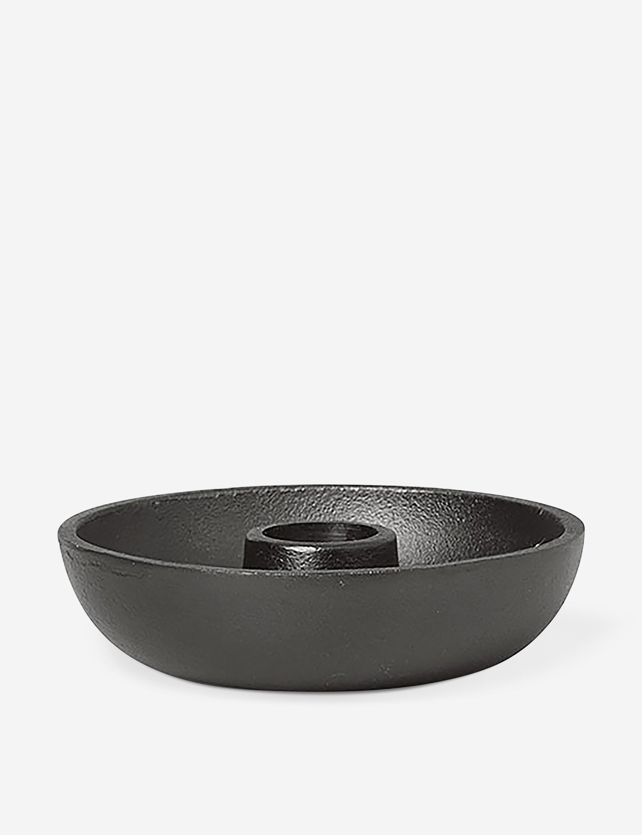 Ferm Living Modern Ceramic Bowl Candle Holder - Elegant Home Decor for Dining Table, Living Room, and Wedding Centerpieces