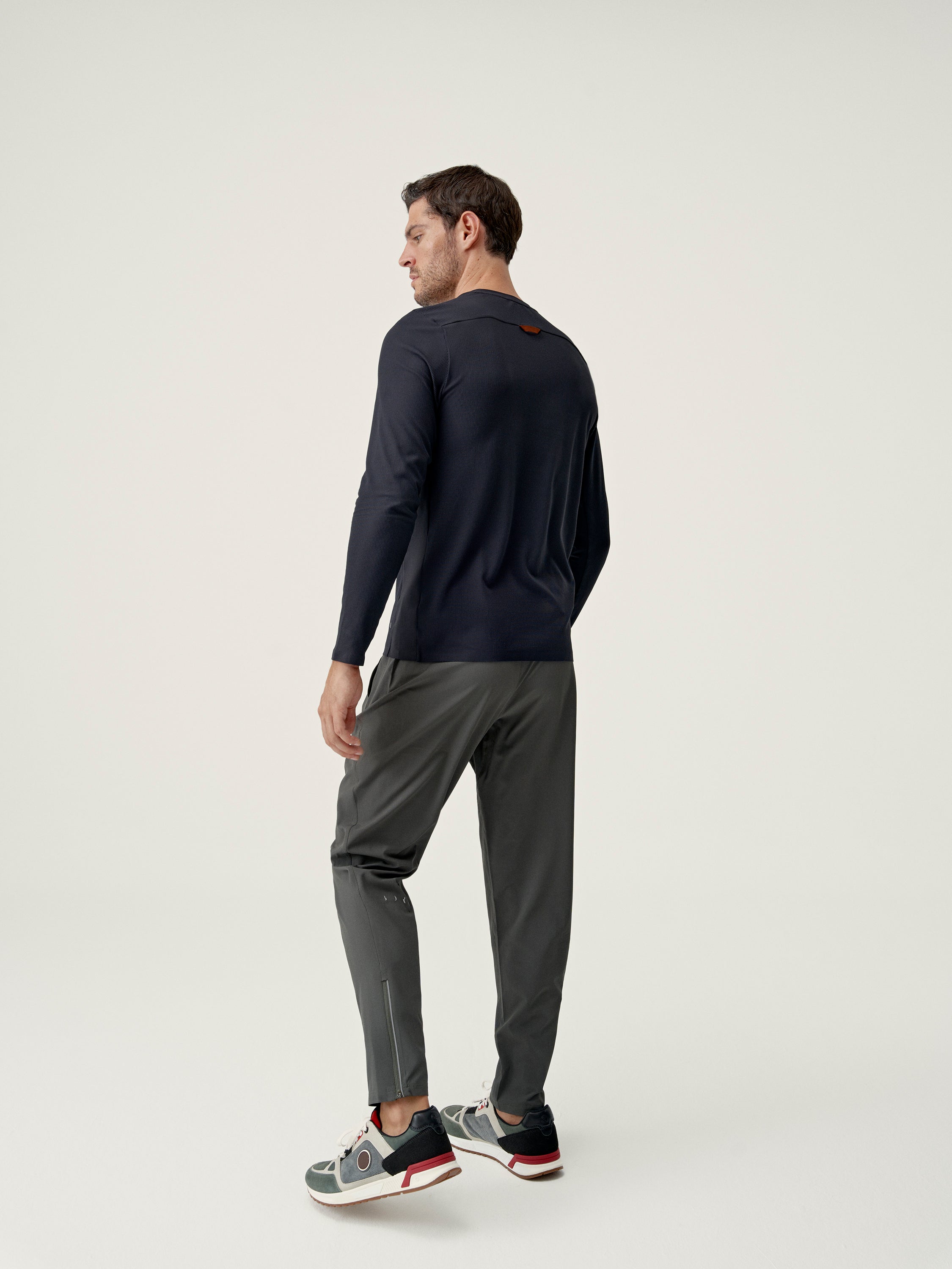 Born Okavango Jogger Pants for Men - Comfortable Deep Khaki Casual Joggers for Running, Gym, and Everyday Wear