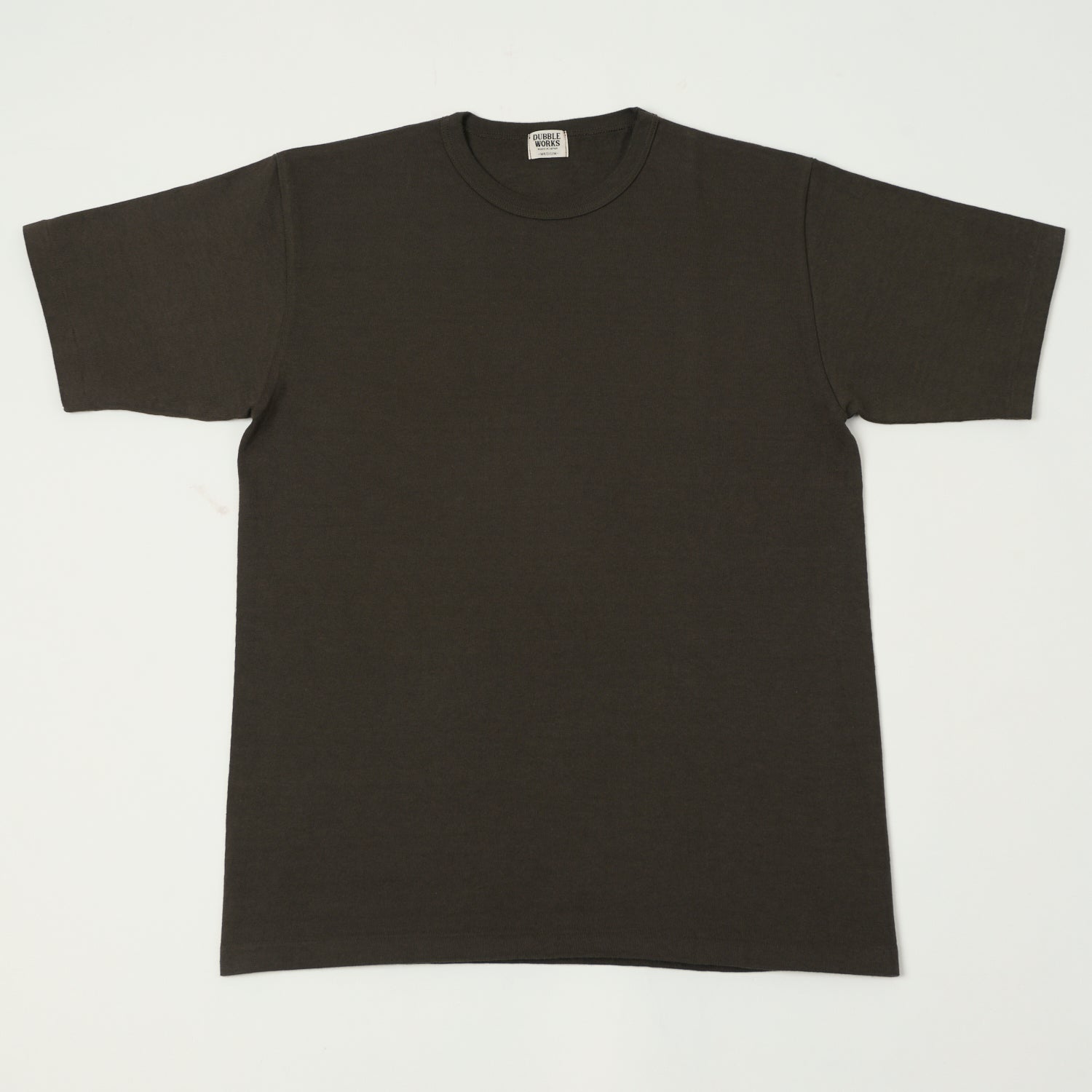 Dubbleworks Heavyweight Short Sleeve T-Shirt for Men - Premium Cotton Black Tee for Casual Wear, Street Style & Everyday Comfort