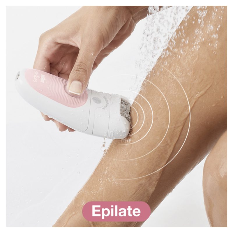 Silk Epil Beauty Set – SensoSmart Epilator & FaceSpa for Women | Painless Hair Removal & Facial Cleansing | Perfect for Travel, Home Spa & Gift Giving