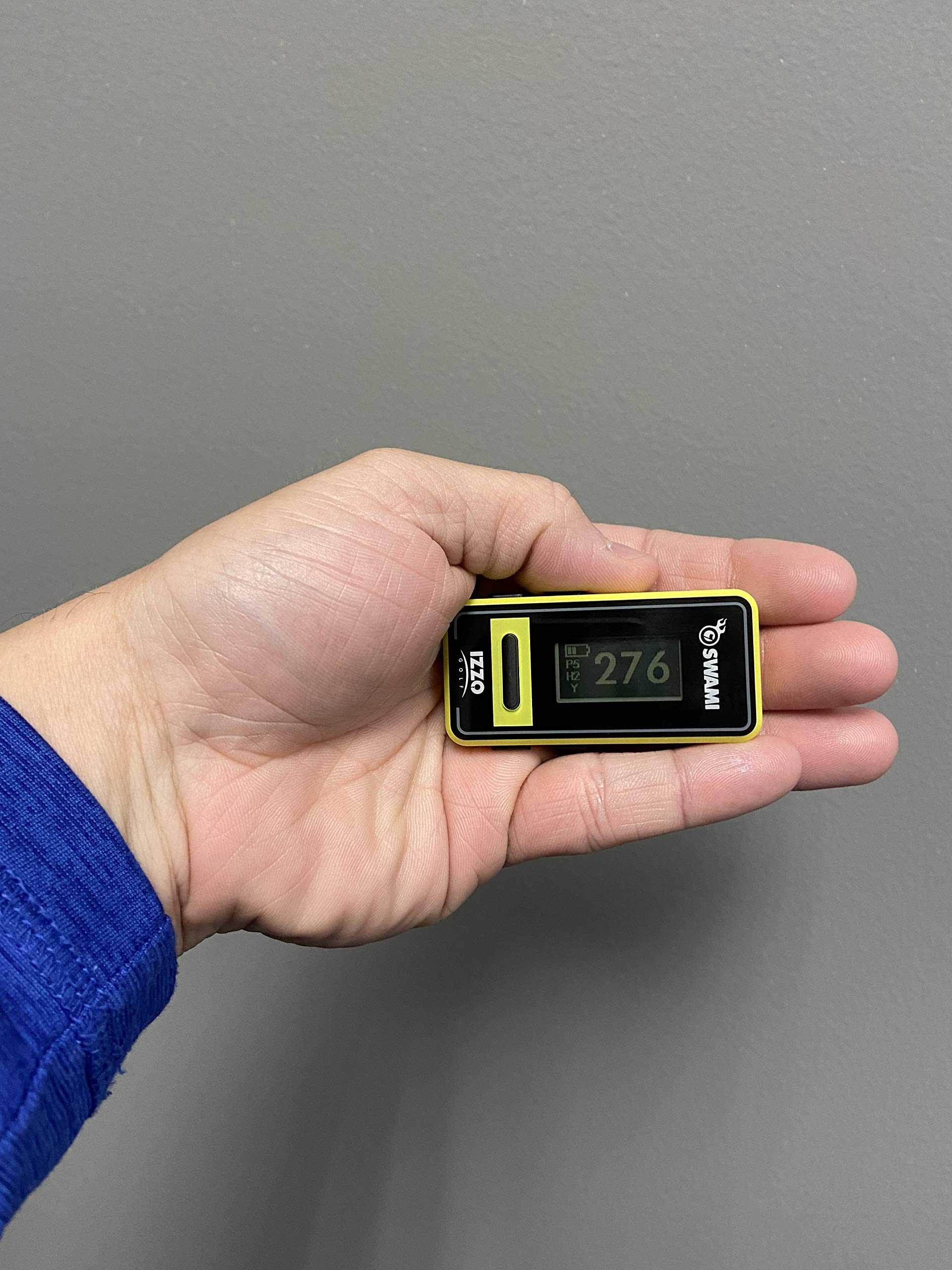 Izzo Golf Swami GPS with Voice - Yellow | On-Course Distance Tracker