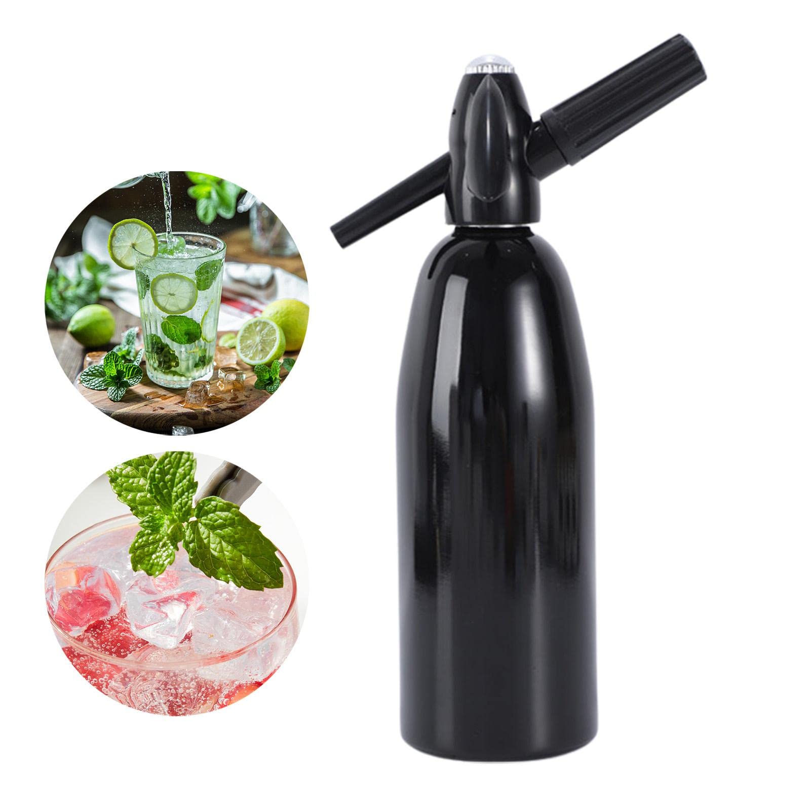 Zymay Soda Maker Machine - Home Carbonated Water Dispenser for Sparkling Water, Seltzer & DIY Soda Drinks | Perfect for Kitchen, Bar, Parties & Healthy Hydration