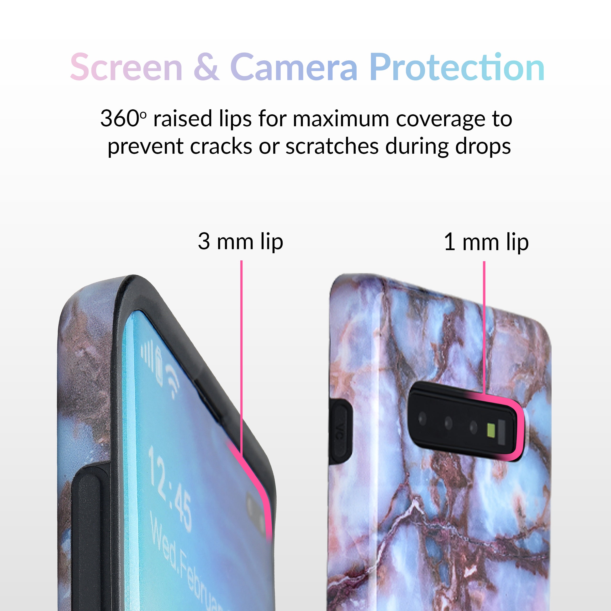Samsung Galaxy Marble Phone Case - Premium Protective Cover for Samsung Galaxy Series | Perfect for Everyday Use, Travel & Work