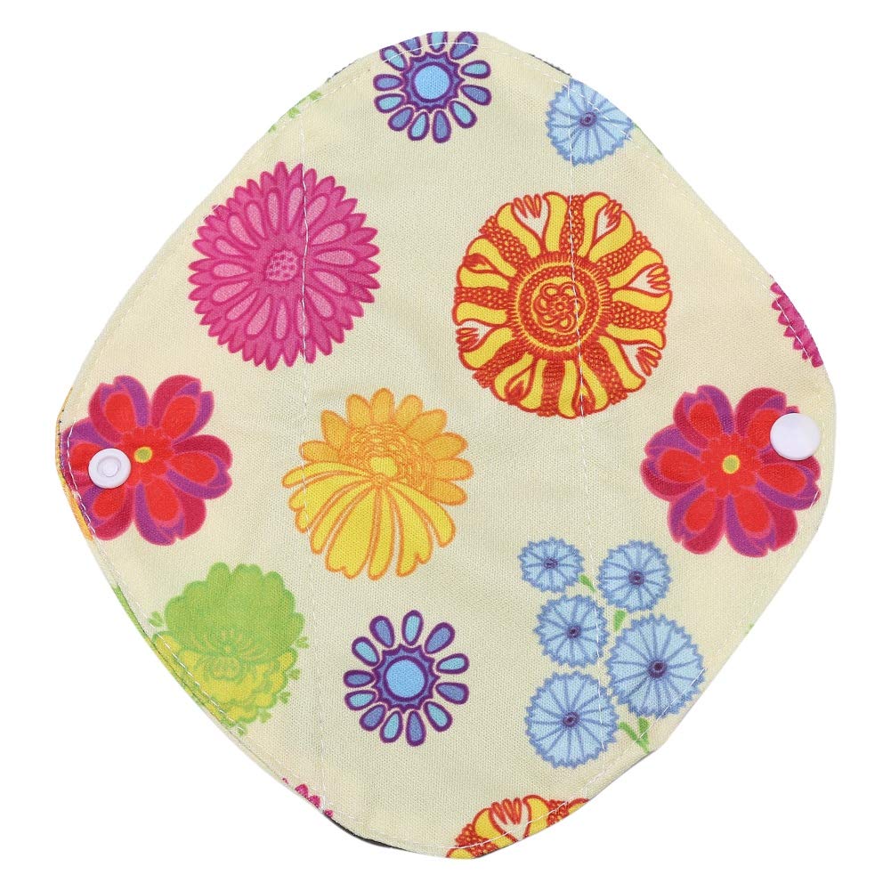 4 Types Heavy Reusable Washable Bamboo Cloth Panty Liners - Eco-Friendly Menstrual Pads for Women, Maternity & Postpartum Care - Soft, Breathable & Absorbent Sanitary Pads for Daily Use, Overnight Protection & Postpartum Recovery (WSD12)