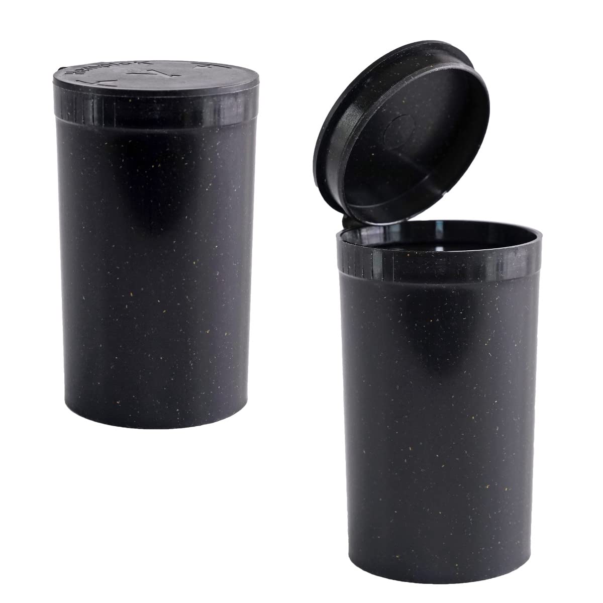 HemploK 500 Pack of 19 Dram Airtight Pop Top Containers | Child Resistant, Waterproof & Smell Proof Hemp-Plastic Storage Bottles | Reusable 3.5g (1/8 oz) Pill Containers for Medication, Herbs & Travel Essentials | Perfect for Home, Office & On-the-Go Organization