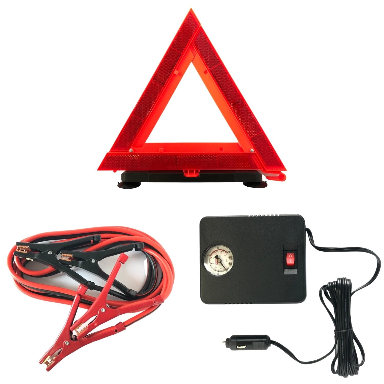 AAA Destination Roadside Emergency Car Kit - 122-Piece First Aid & Safety Gear for Travel, Camping & Road Trips | Includes Jumper Cables, Flashlight & Emergency Blanket