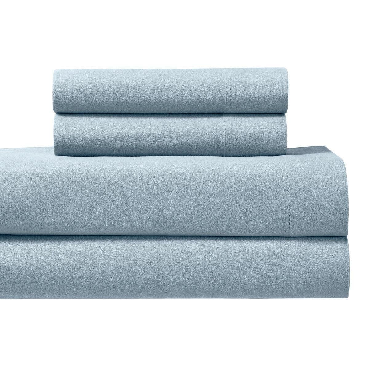 Premium BebLP Deep Blue Bed Sheet Set - 100% Cotton Soft & Breathable Bedding for Ultimate Comfort - Perfect for Master Bedroom, Guest Room & Dorm Use