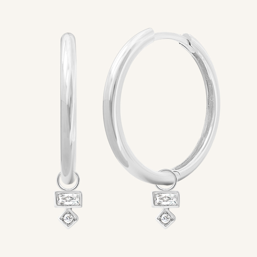 Resilience Plain Hoops - Classic Minimalist Earrings for Women | Everyday Wear, Office & Special Occasions