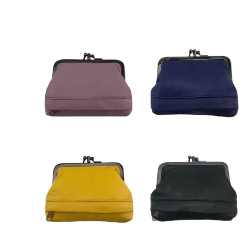 Premium Women's Leather Wallet - Medium Size Soft Clutch Purse with Coin Pocket & Secure Clip Top (Red) | Perfect for Everyday Use, Travel & Gift Giving