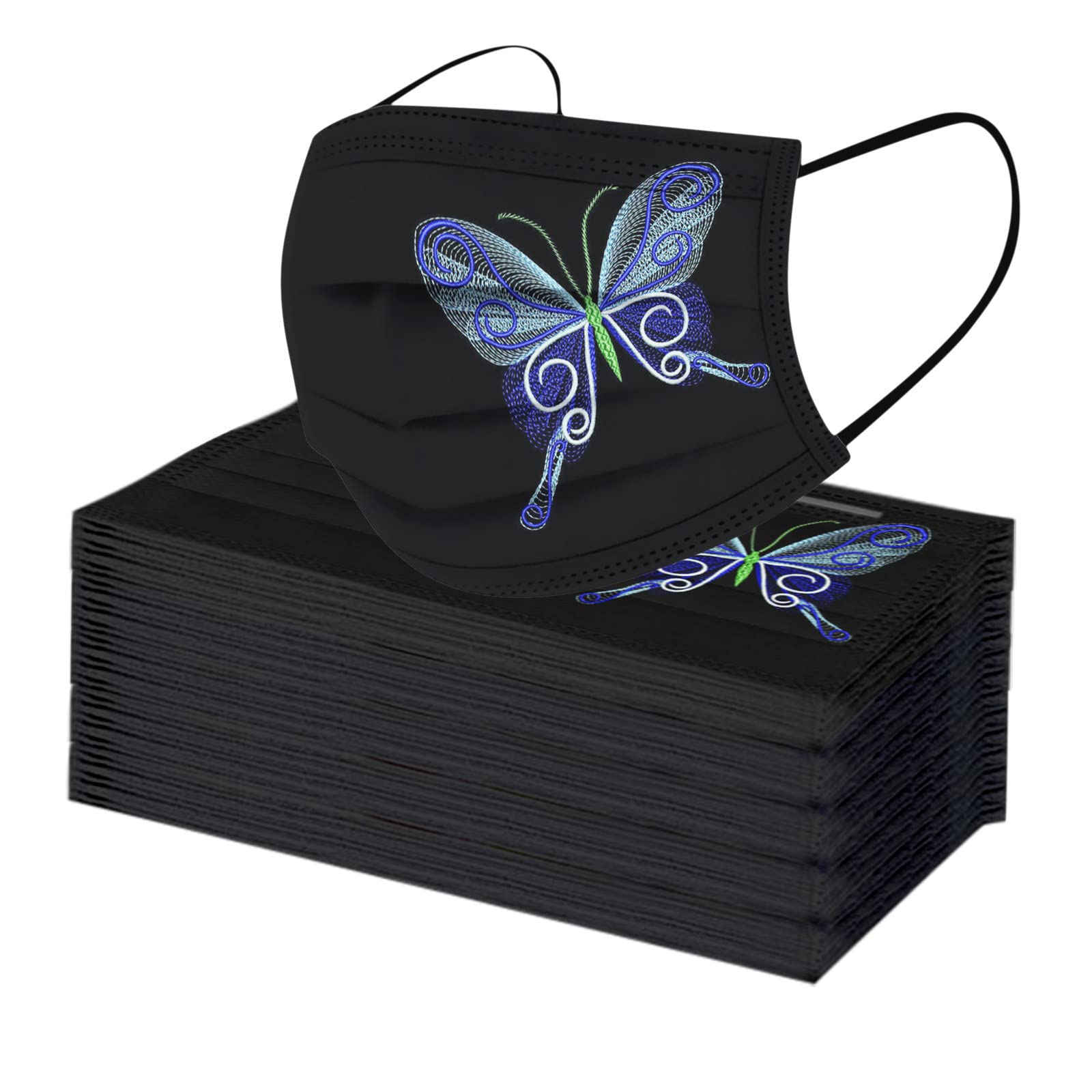Floral Disposable Face Masks for Adults - Cute Printed Protection for Daily Use
